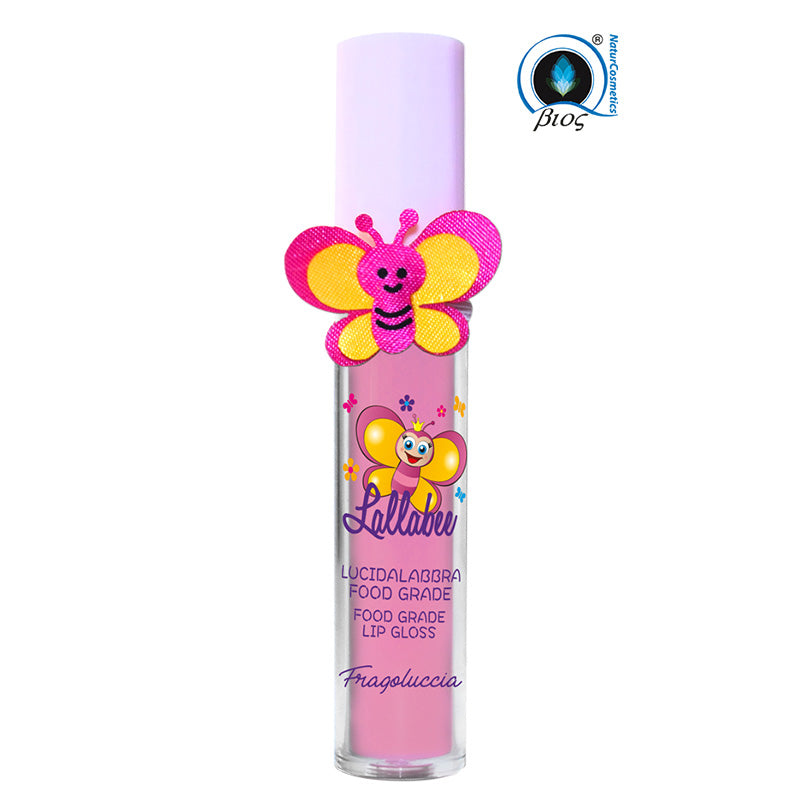 Lallabee Lipgloss in Lebensmittelqualität mit Erdbeergeschmack