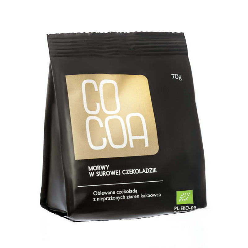 Cocoa Mulberries in Raw Chocolate Eko 70g