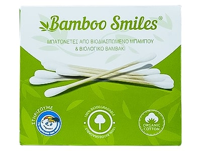 Bamboo Smiles Tr Q Tips 100