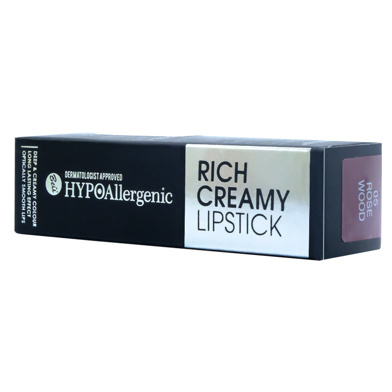 Bell Hypoaller Rich Cream Lipstick 05 Rose Wood-ihealthuae