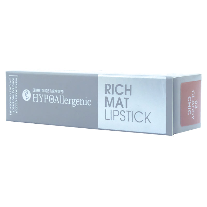 Bell Hypoaller Rich Mat Lipstick 03 Classy Chic-ihealthuae