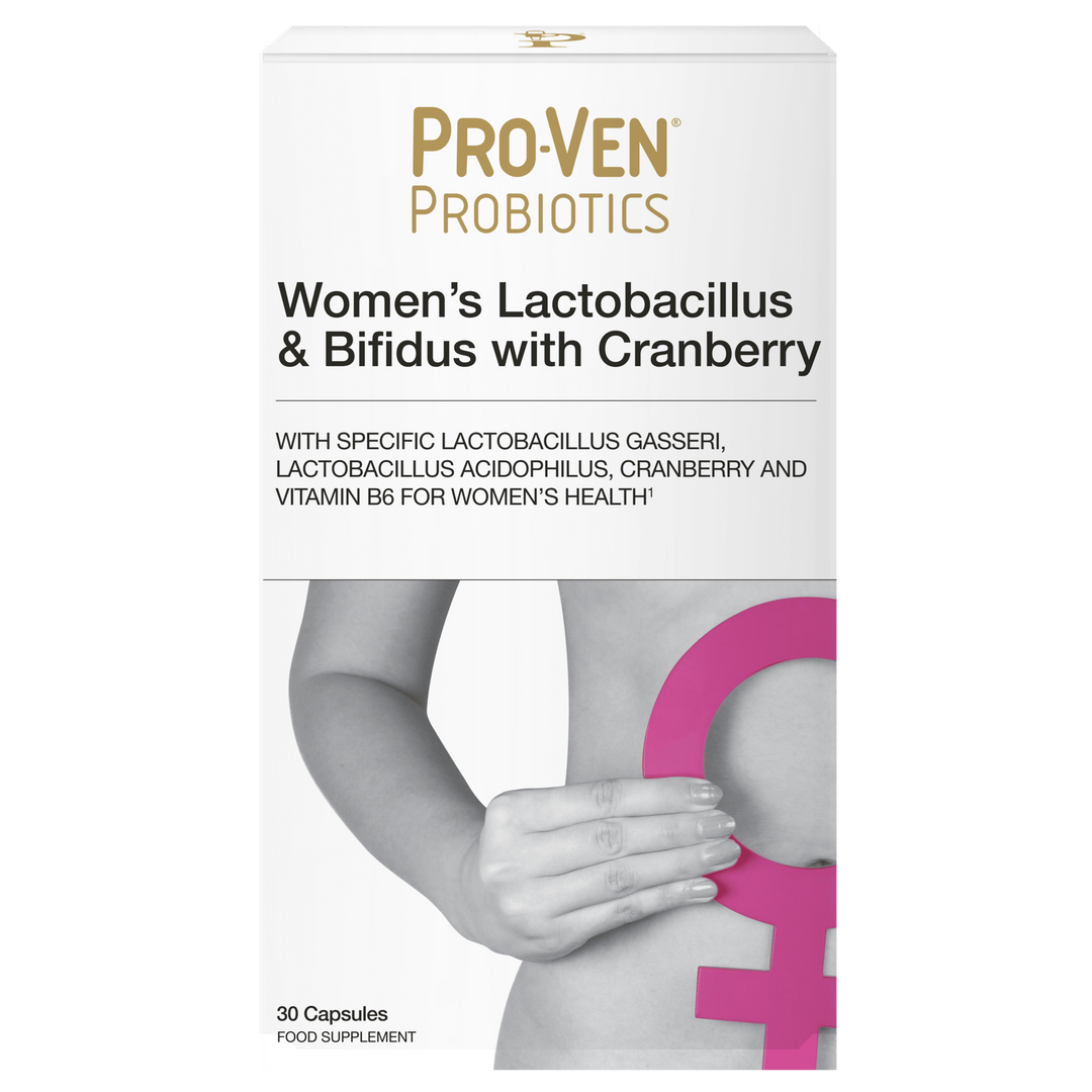 Проверенные пробиотики для женщин Lactobacillus &amp; Bifidus с клюквой 