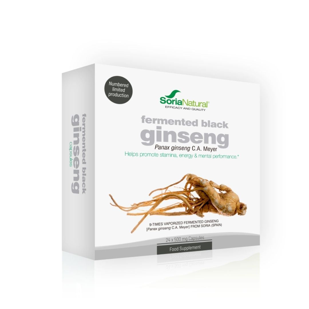 Soria Natural Fermenzed Black Ginseng 24 Capsules