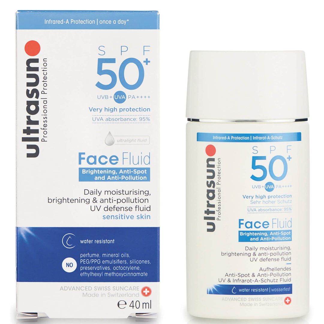 Ultrasun Anti-Pollution Gesichtsflüssigkeit Spf50 + 40 ml 