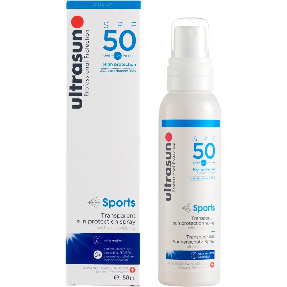 Спортивный спрей Ultrasun SPF50 150 мл