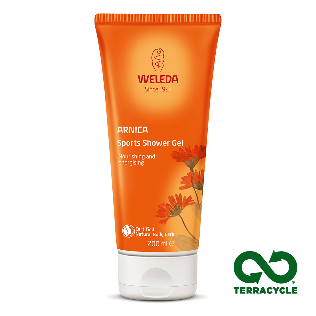 Weleda Arnica Sports Shower Gel 200Ml nourishing and energizing body lotion for natural body care 